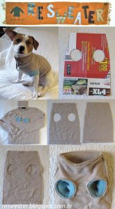 Como fazer roupa para cachorro de blusa